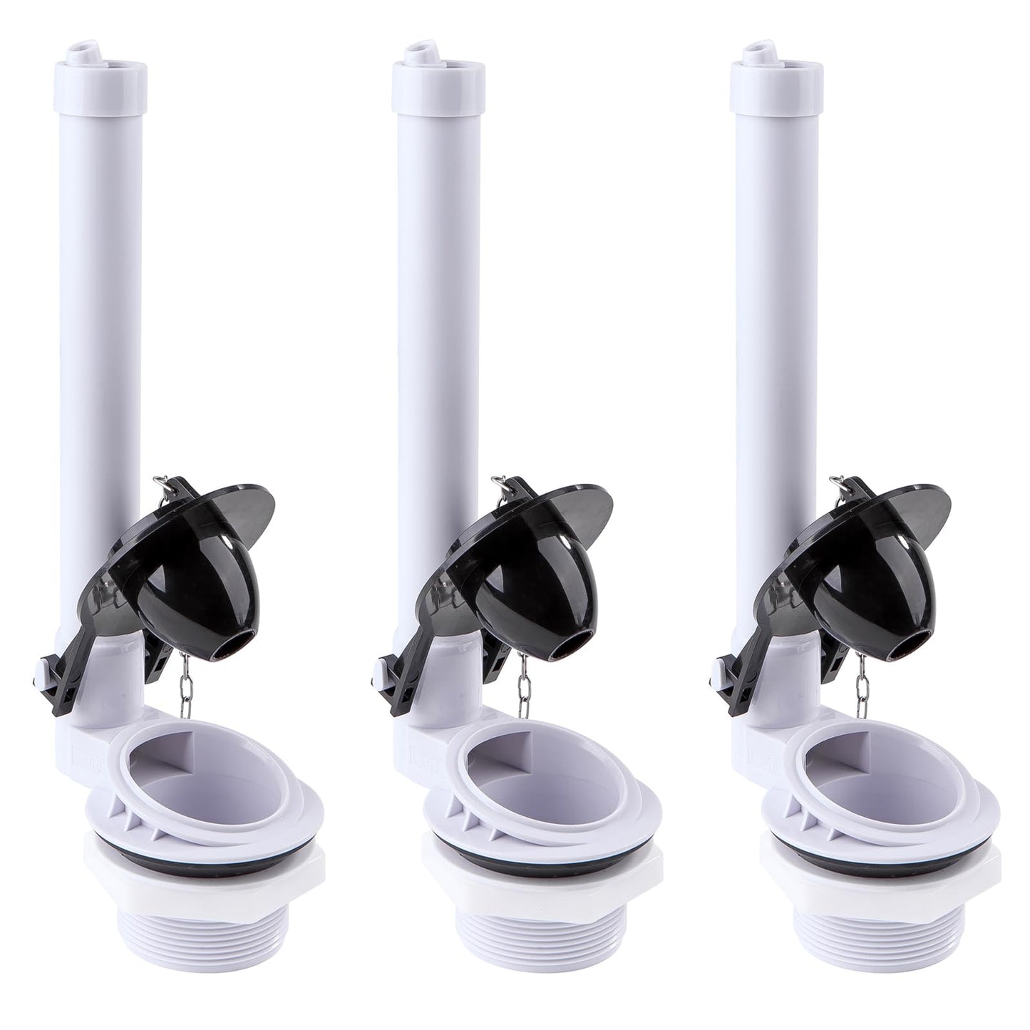 2 Inch Toilet Flush Valve Replacement Kit for Two-Piece Toilet, Compatible with American Standard, Kohler & TOTO, Includes Flapper, Easy to Install, Leak-Proof Design
