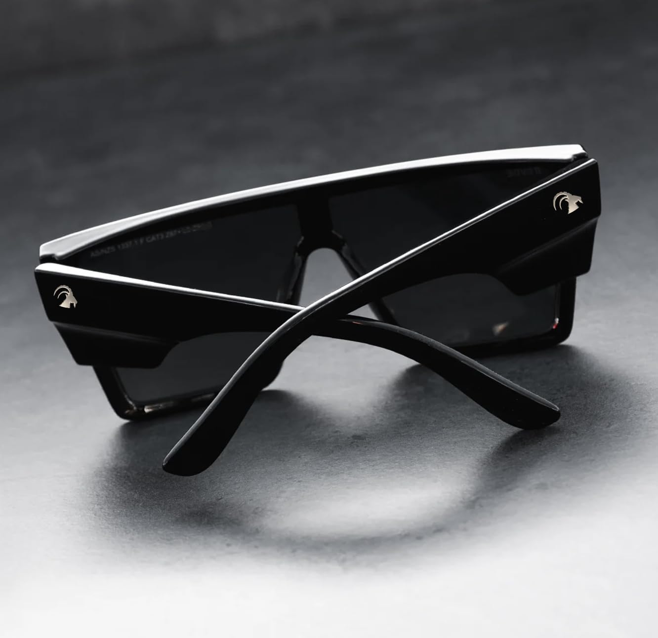 IBEX The LAYBACK Safety Sunglasses, ANSI Z87+ Certified, Shatter-proof, Ultra UV 400 Protection, Red Mirror Lenses, Flexible Black Frame, Men, Women, Outdoor/Sports, Surf, Construction, Work, PPE