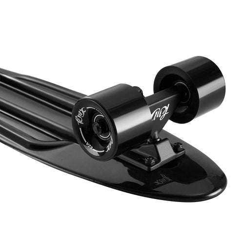 KMX Skateboard 22 Inch, Classic Cruiser Skateboard for Beginners and Advanced, Mini Cruiser Board for Boys, Girls, Kids, Students, Adults, Teens Small Penny Board(22 Classic Black)