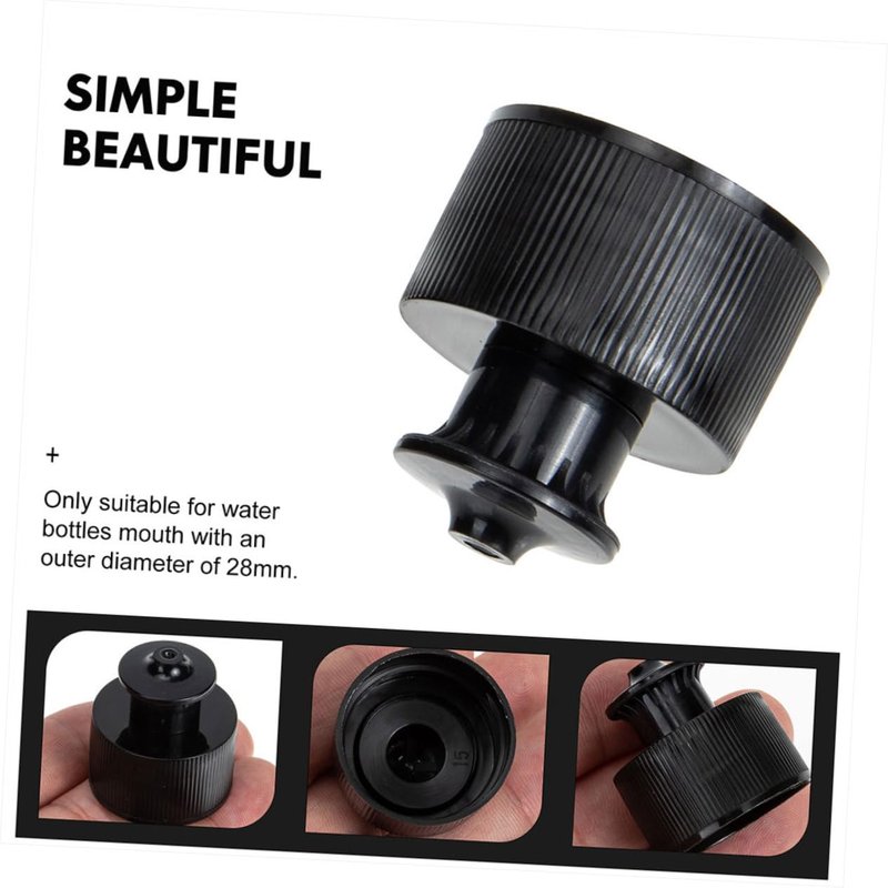 Mipcase 10Pcs Sports Bottle Replacement Caps Push Pull 28Mm Water Bottle Caps Leak Resistant Lightweight for Outdoor Fitness Use