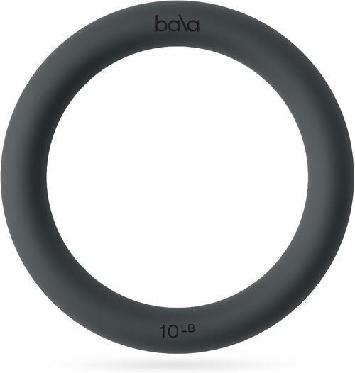 Bala Power Ring - 10lb 2-in-1 Kettlebell & Dumbbell for Full Body Strength Training | Home Gym Fitness Equipment