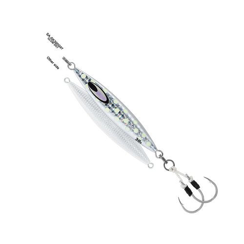 Daiwa Jig Saltwater SA-SK170G05 Saltiga SLK Metaljig, 6oz, 7/0 Assist Hooks, Orange