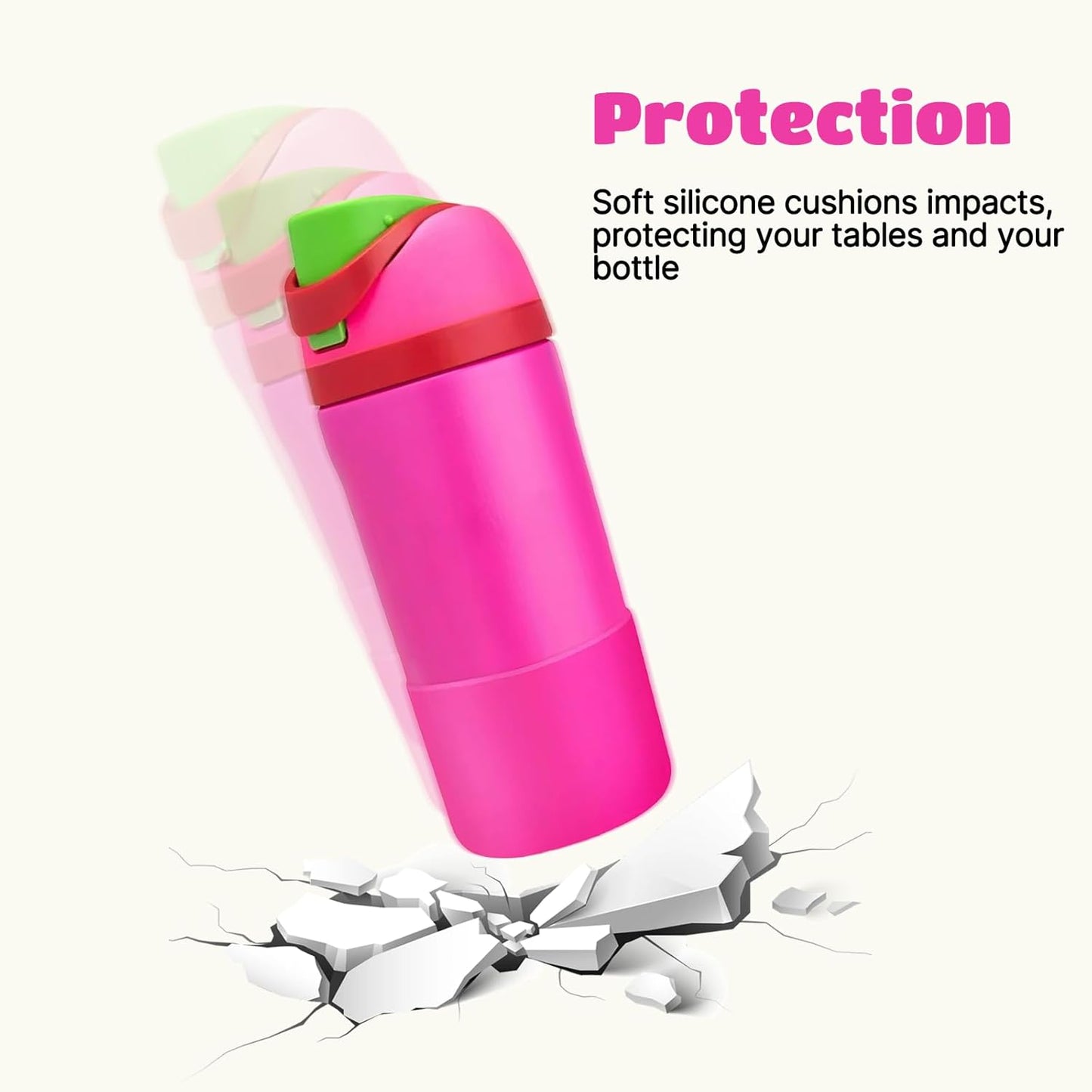 Owala Silicone Boot | Anti-Scratch, Anti-Slip Protective Sleeve for 16oz, 14oz, 12oz Water Bottles