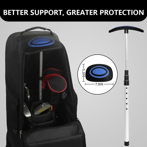 LOVACE Golf Travel Bag Support System, Golf Club Travel Protection Kit (Blue)
