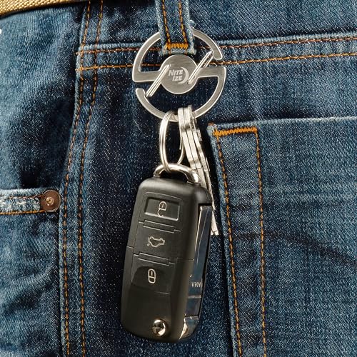 Medallion Key Carabiner - Secure Stainless Steel Key Ring