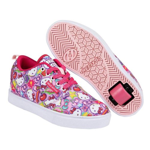 Heelys Girls Pro 20 Hello Kitty (Little Big Kid) Wheeled Heel Shoe, Light Pink/Pink, 5