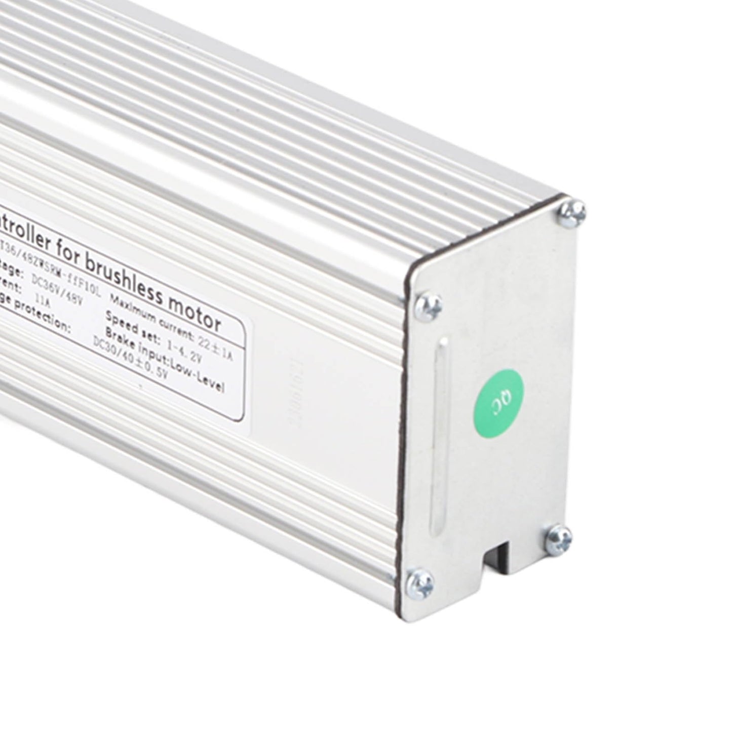 Brushless Motor Controller, Durable Aluminium Alloy Build, E-Bike Controller with Light Cable for 36V 48V 500W 750W Electric Bikes Scooters