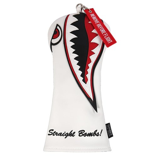 New Flying Tiger Warshark Golf Head Cover for Golf Head Club Available for Driver/Fairway/Hybird Club (Fairway Cover)
