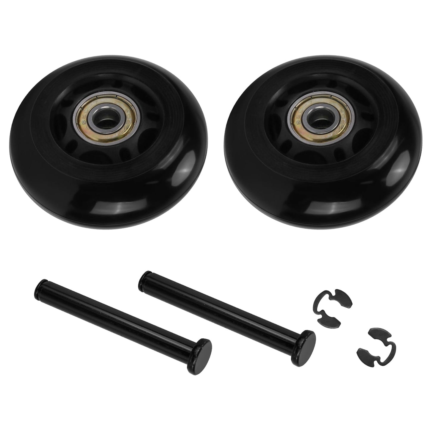 2 Pack Replacement Wheels Compatible with Pelican Storm iM Series Rolling Cases, Heavy Duty Durable Travel Case Wheels for iM2500 iM2620 iM2720 iM2950 iM2975 and More
