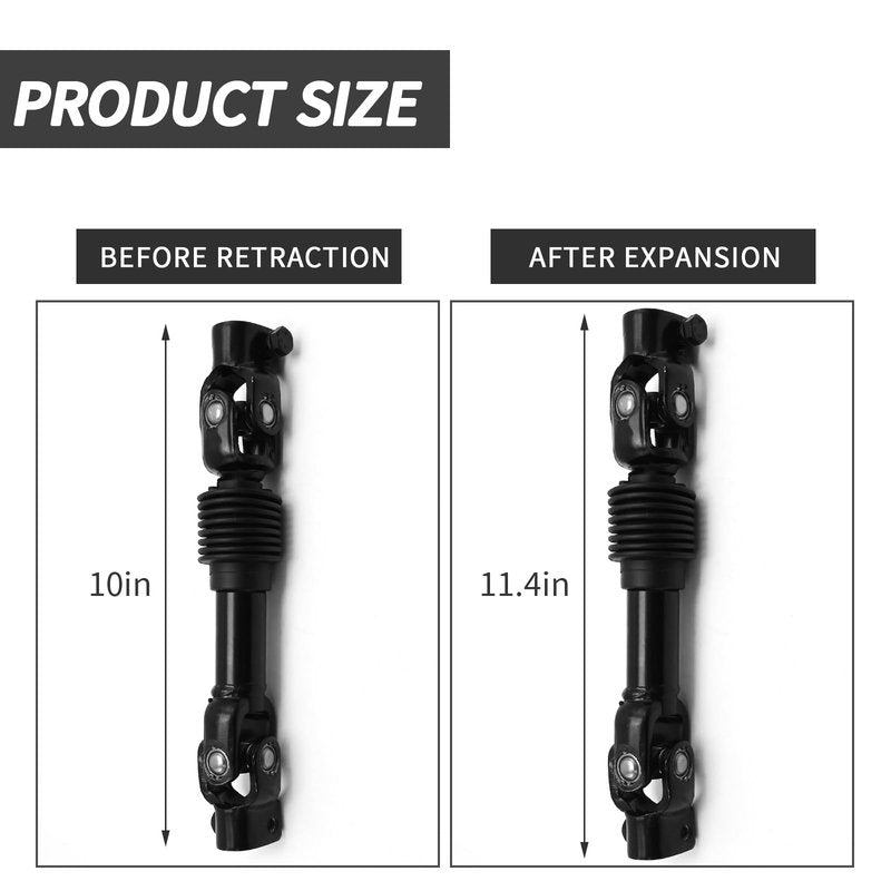 Vkinman 70580-G01 Golf Cart Intermediate Steering Shaft Assembly Joint Replacement for EZGO TXT 2001-Up Model Golf Carts