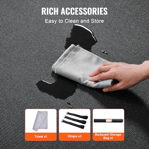 Extra Thick 12'x6' Exercise Mat - Non-Slip Yoga Mat with Carry Strap