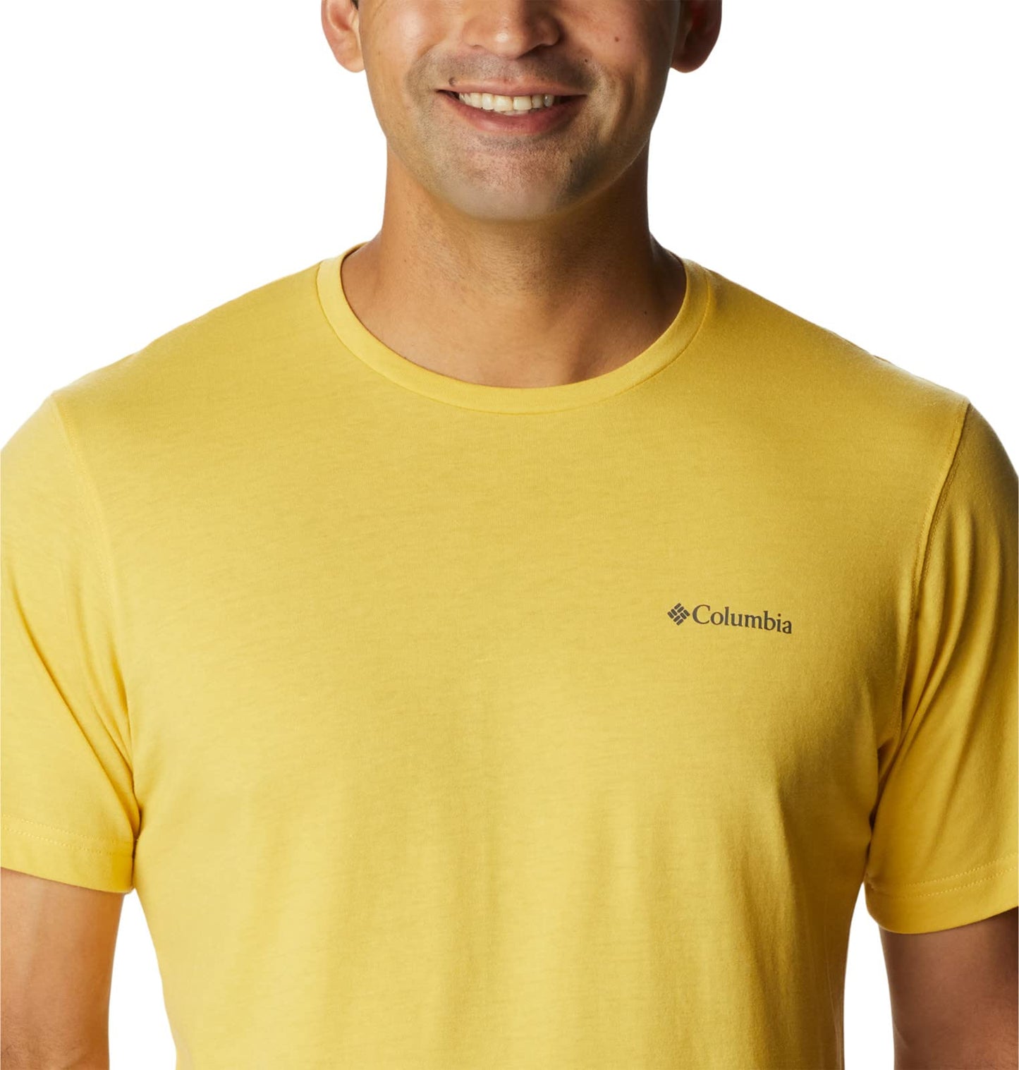 Columbia Men's Thistletown Hills Short Sleeve, Golden Nugget, X-Small