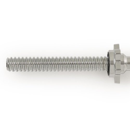 Sunny Health & Fitness 47" Standard EZ Curl Bar – 11 lb Bar Weight, Fits 1" Plates, 300 lb Capacity, Ergonomic Curl Grip, Chrome Finish, Star-Lock Collars - SF-SB03-47
