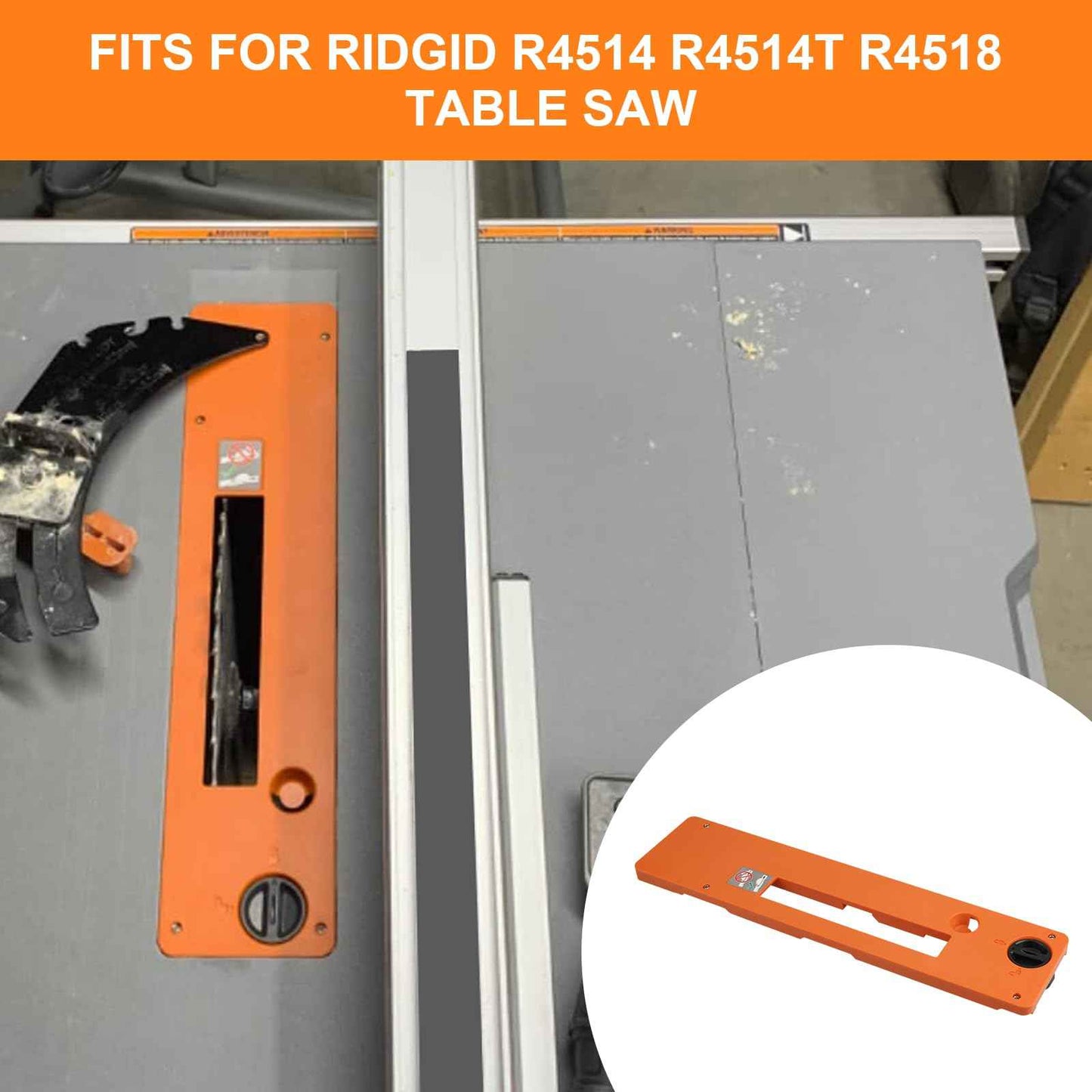 Fits for Ridgid Table Saw Parts 089240028701 Compatible with Ridgid Table Saw R4514, R4514T, R4518, R4518T,R4518NS