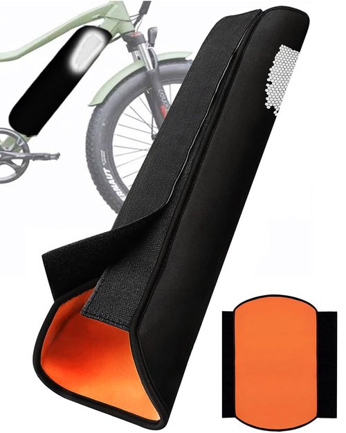 CBHCARCAR EBike Battery Cover, (11.8-15.8in circumference) Reflective Battery Protective E-Bike at Night, Bicycle Thermal Cover Waterproof Dustproof Bag