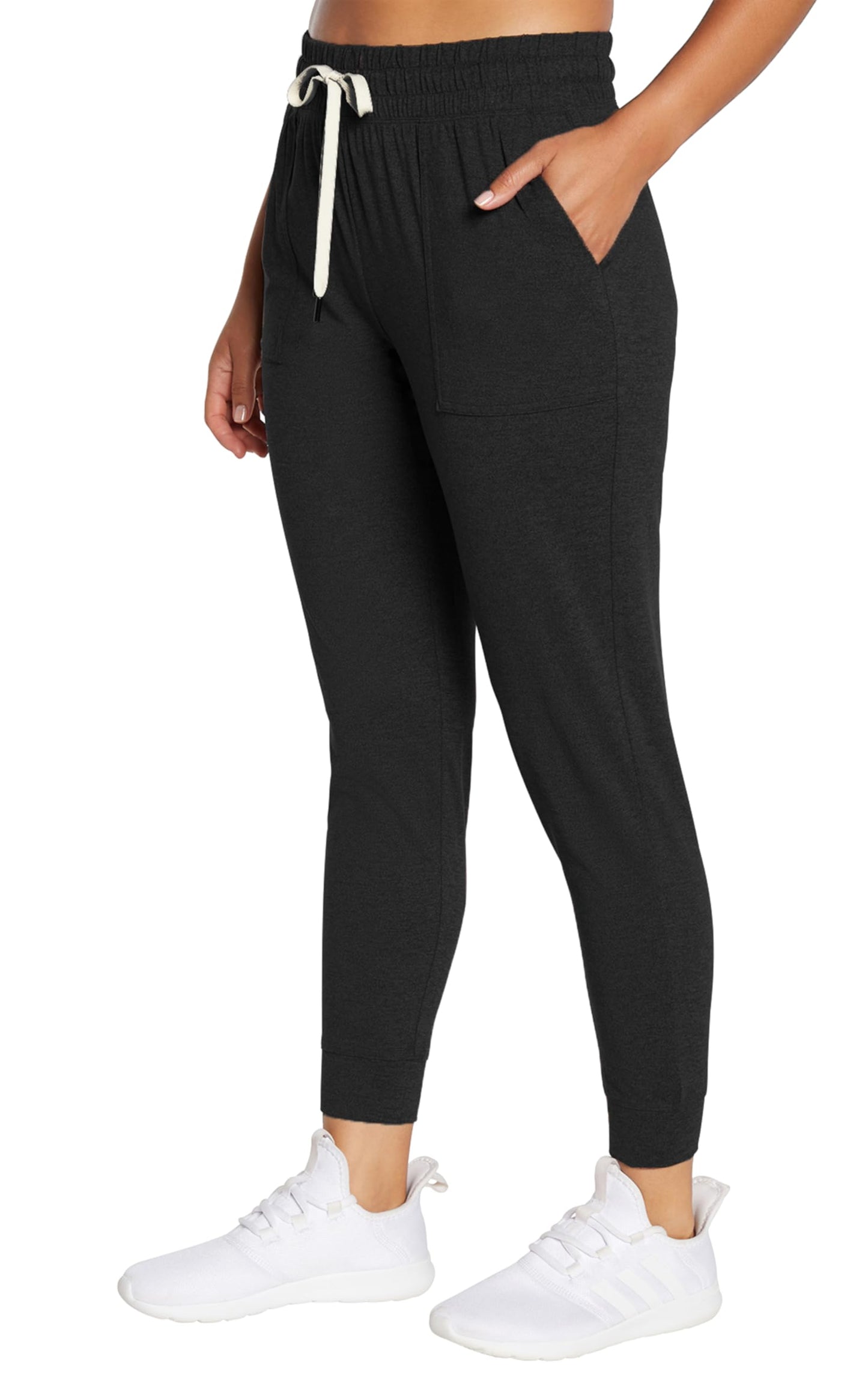 Zobha Women's 27" Devoin Pocket Jogger, Heathered Phantom, Large
