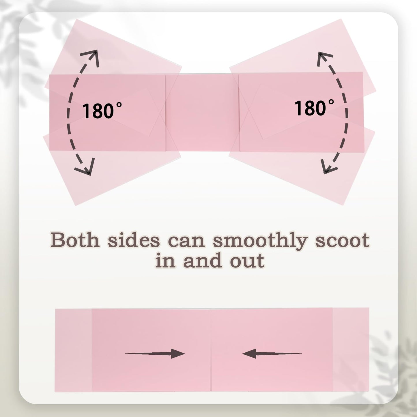 TEAMIX Pink Dual Monitor Stand Riser with 2 Drawers - Length and Angle Adjustable Double Corner Desk Shelf Organizer 37 inch for 2 Laptop/PC/Screen/TV (2 Drawers - 8''H)