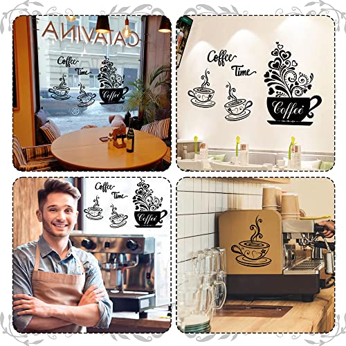 Coffee Wall Decals - Vinyl Stickers with Coffee Cup & Sayings