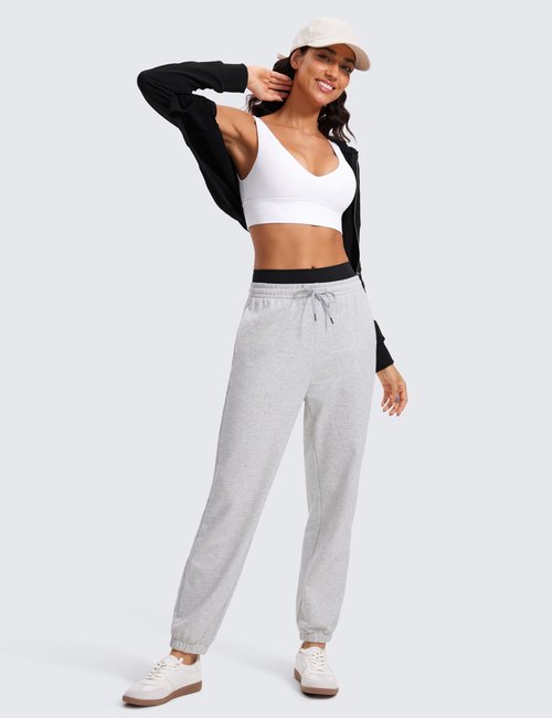CRZ YOGA Butterluxe Womens V-Neck Longline Sports Bra - Wireless U-Shaped Open Back Yoga Low Impact Padded Crop Top White Medium