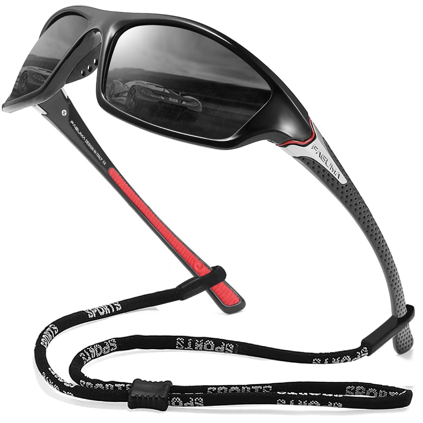 FAGUMA Sports Polarized Sunglasses For Men UV400 Protection