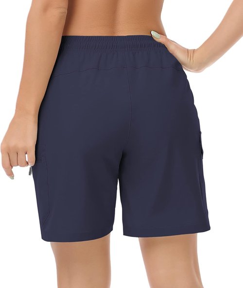 GymBrave Women's Hiking Shorts - Quick Dry Lightweight Cargo Design | Perfect for Outdoor Travel with Pockets