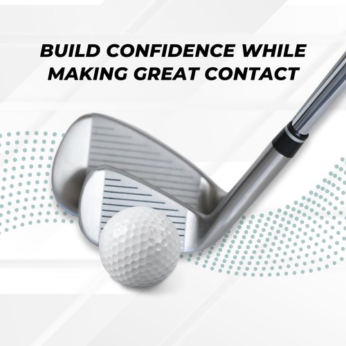 PureOne PureStrike Golf Swing Training Aid Club – Smaller Clubface for Better Ball-Striking & Instant Feedback | Swing Trainer to Improve Accuracy & Consistency