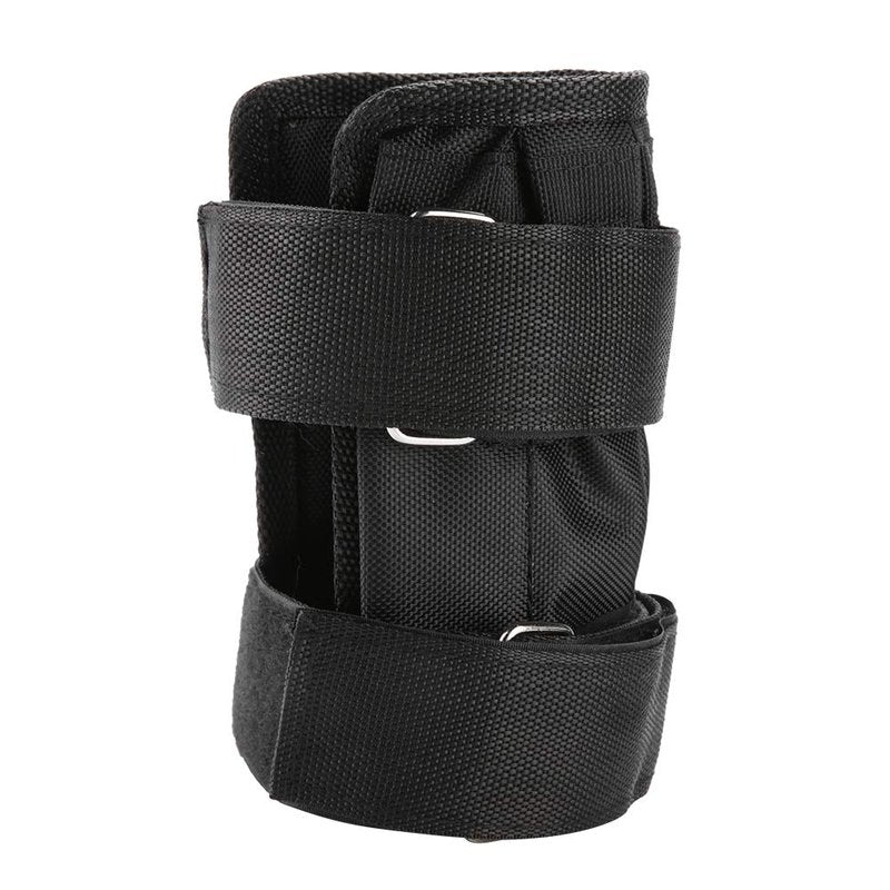 Weighted Wrist and Ankle Bands, 1 Pair Adjustable Ankle Wrist Weight Straps, Leg Arm Hand Cuff Weights with Empty Pocket for Steel Plates(Not Included) Maximum 11lbs, Training