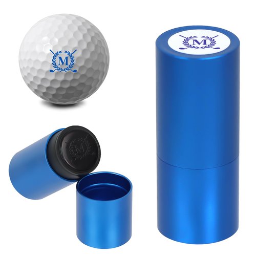 LACGO Golf Ball Stamp Personalized Golf Ball Stamper with Self-Inking Monogram Golf Marker to Identify Golf Balls, Golf Accessories for Men Women Golfers(Letter M)