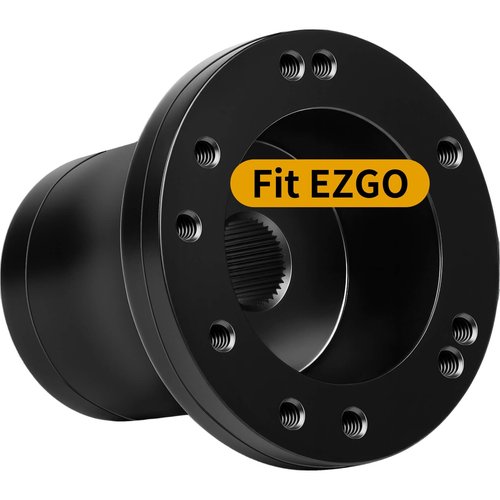 EZGO Steering Wheel Adapter Hub for EZGO TXT/RXV/Marathon/Medalist Golf Carts with 5-6 Holes Golf Cart Steering Wheel