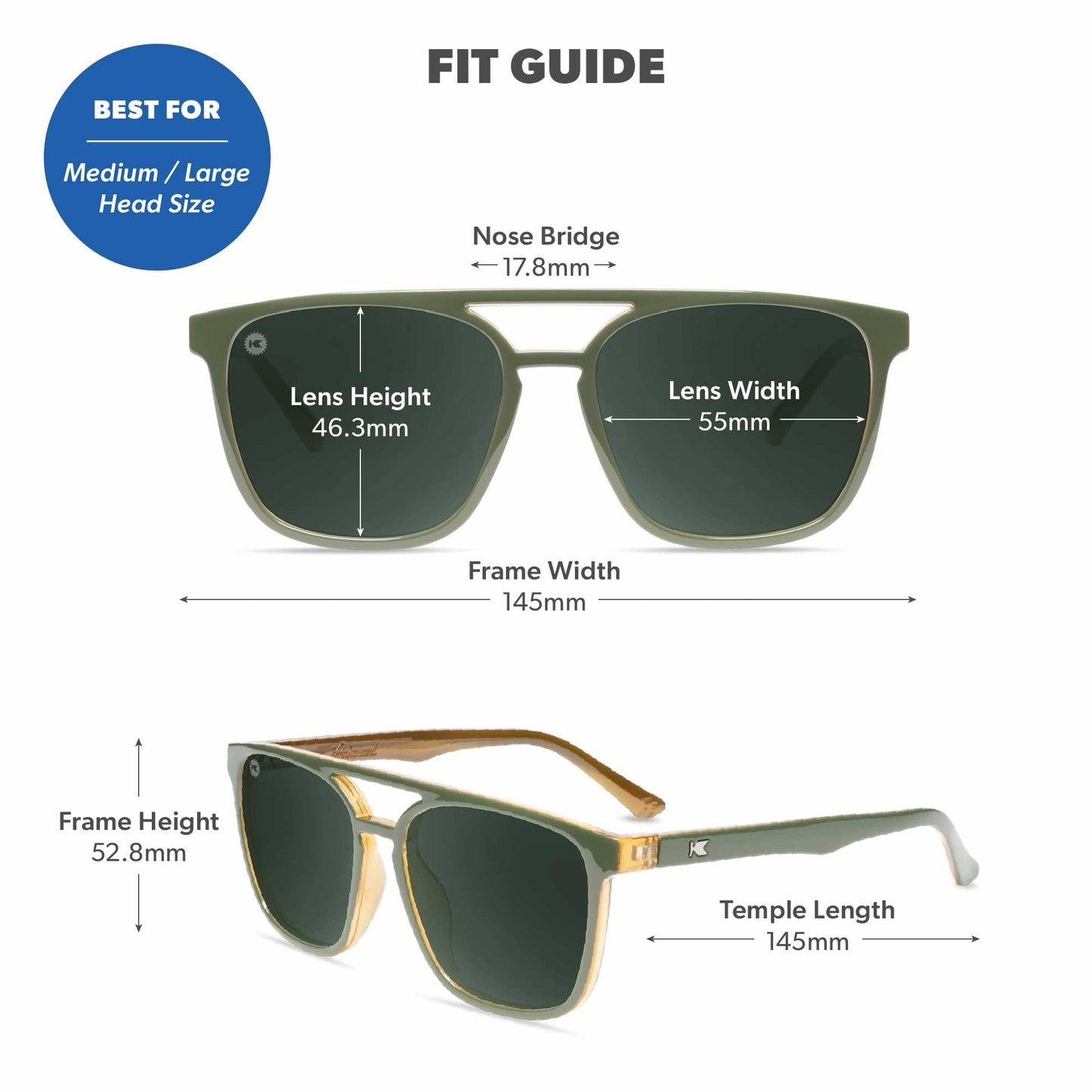 Knockaround Polarized Sunglasses for Men & Women - UV400 Protection