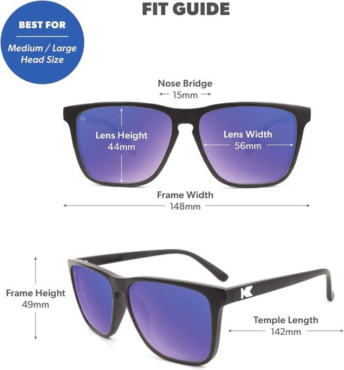 Knockaround Fast Lanes Polarized Sunglasses - Lightweight Design with UV400 Protection for Men & Women