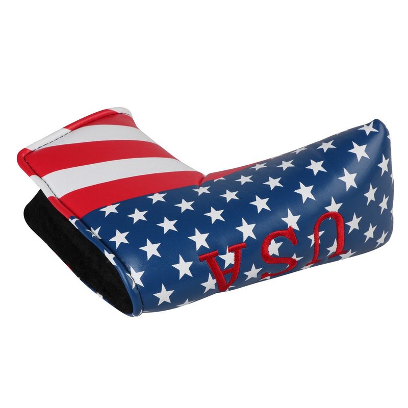 USA Starts and Stripes Golf Putter Head Cover Blade Putter Covers for Scotty Cameron Taylormade Odyssey Golf Builder