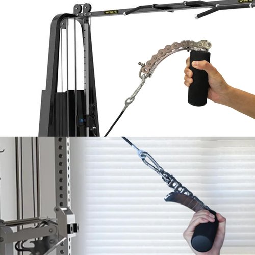Arm Wrestling Training Equipment Arm Wrestling Handle Arm Strengthener Antebrazo Ejercitador Transmission Chain Twisting Wrist Stickfor Wrist, Forearm, Grip Strength Workouts