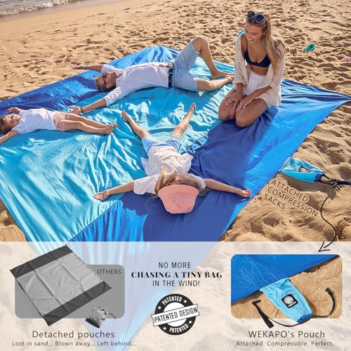 Extra Large Waterproof Beach Blanket - Sandproof & Quick Drying