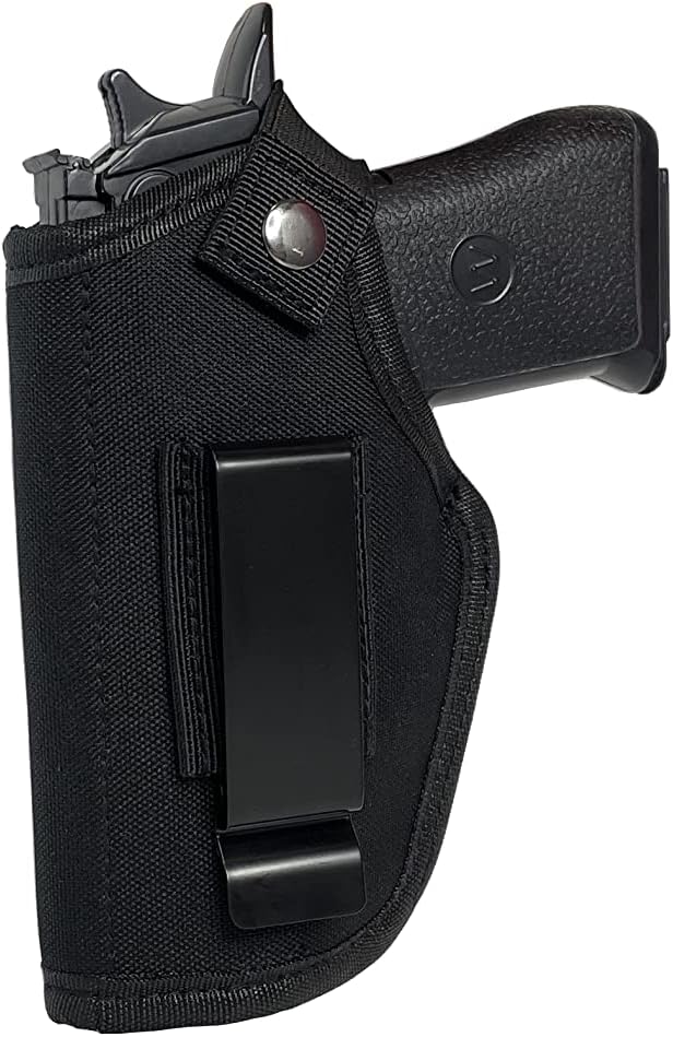Skiennix Universal Gun Holster - Concealed Carry for Right/Left Hand Draw | Fits Subcompact & Compact Handguns - Black