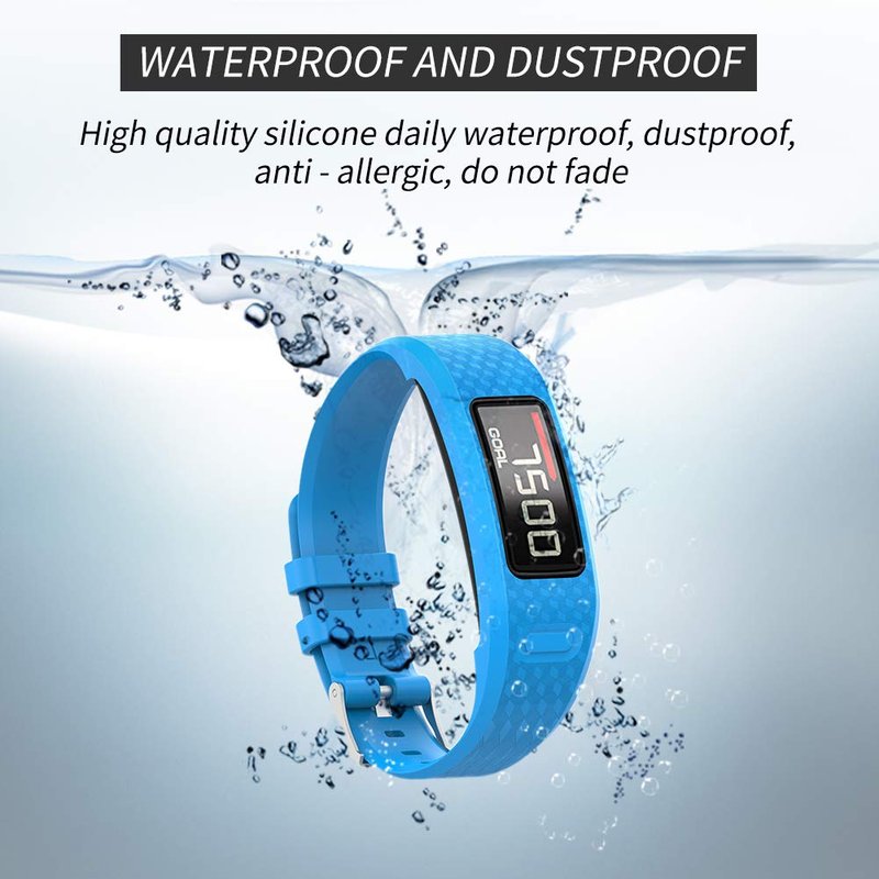Watbro Bands Compatible wit Vivofit 1/ Vivofit2, Soft Silicone Colorful Replacement Watch Band Strap Wristband for Vivofit 1/ Vivofit 2 Activity Tracker, for Women Men Small Large