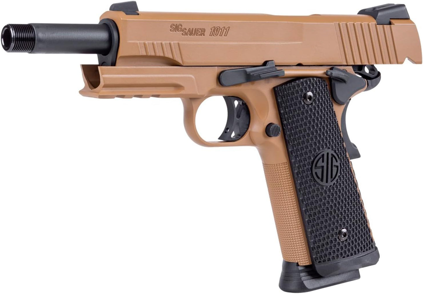 Sig Sauer 1911 Emperor Scorpion Air Pistol - 4.5mm Semi-Auto with 17rd BB Magazine, CO2 Not Included