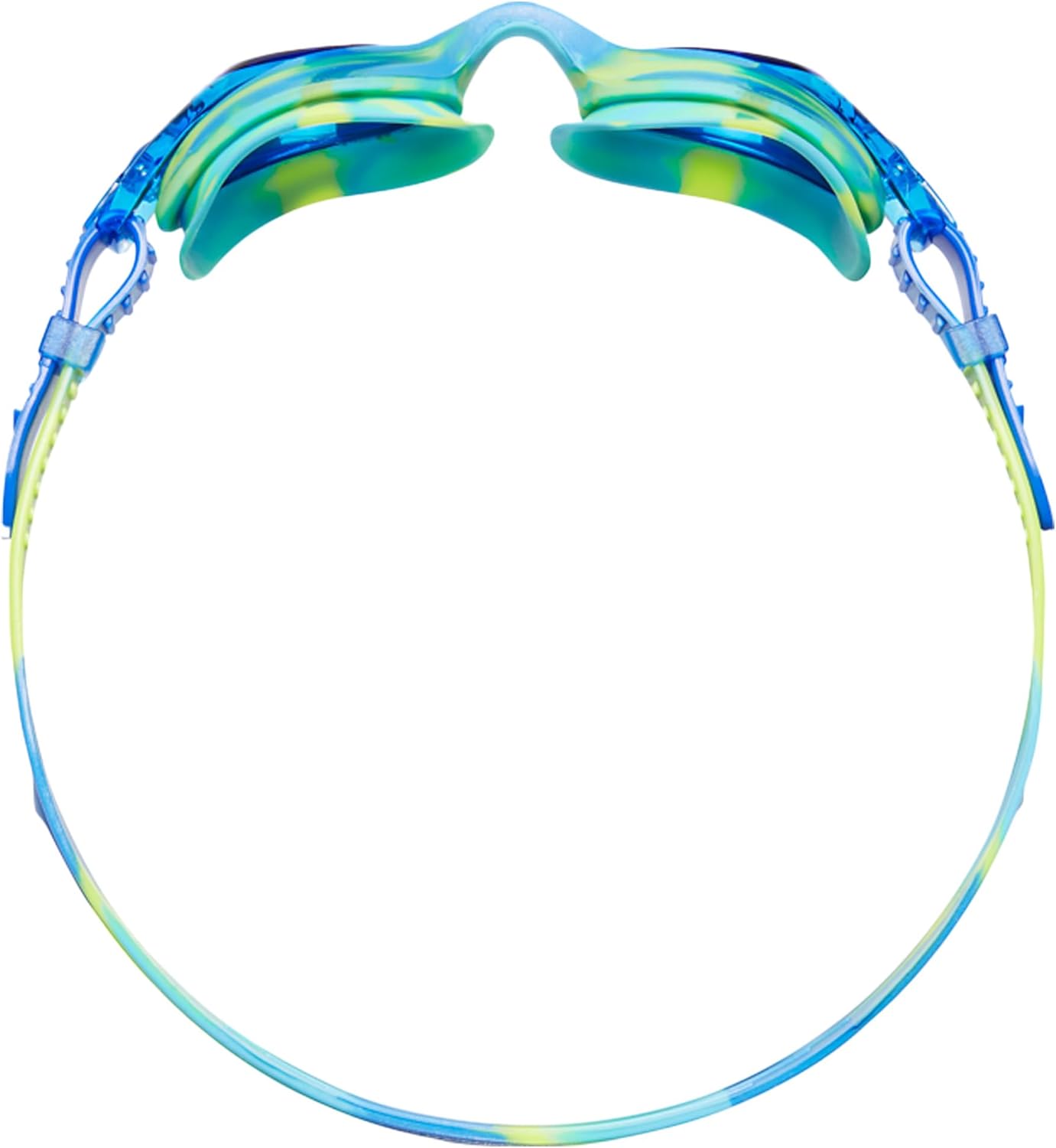 TYR Swimple Kids' Swim Goggles - Fun Tie-Dye Design for Comfortable Swimming