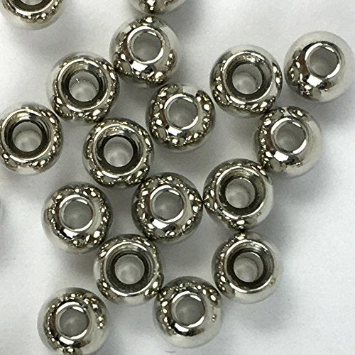 50pc Brass Fly Tying Beads - Tapered Hole, 10 Colors & 5 Sizes