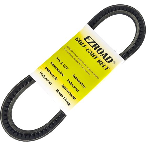 EZROAD Clutch Drive Belt & Starter Generator Belt Compatible with Club Car 1997-UP DS, 2004-UP Precedent Gas Golf Cart OHV Compatible with Kawasaki Engine FE290 FE350 101916701 1016203 CVT V-Belt Kit