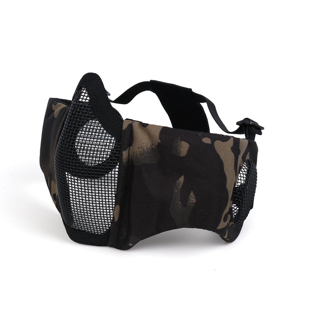 Airsoft Masks，Airsoft Mesh Mask，Airsoft Face Mask，Paintball Mask for The Player who Likes to Shoot and use Sniper-Like Tactics (BCP)