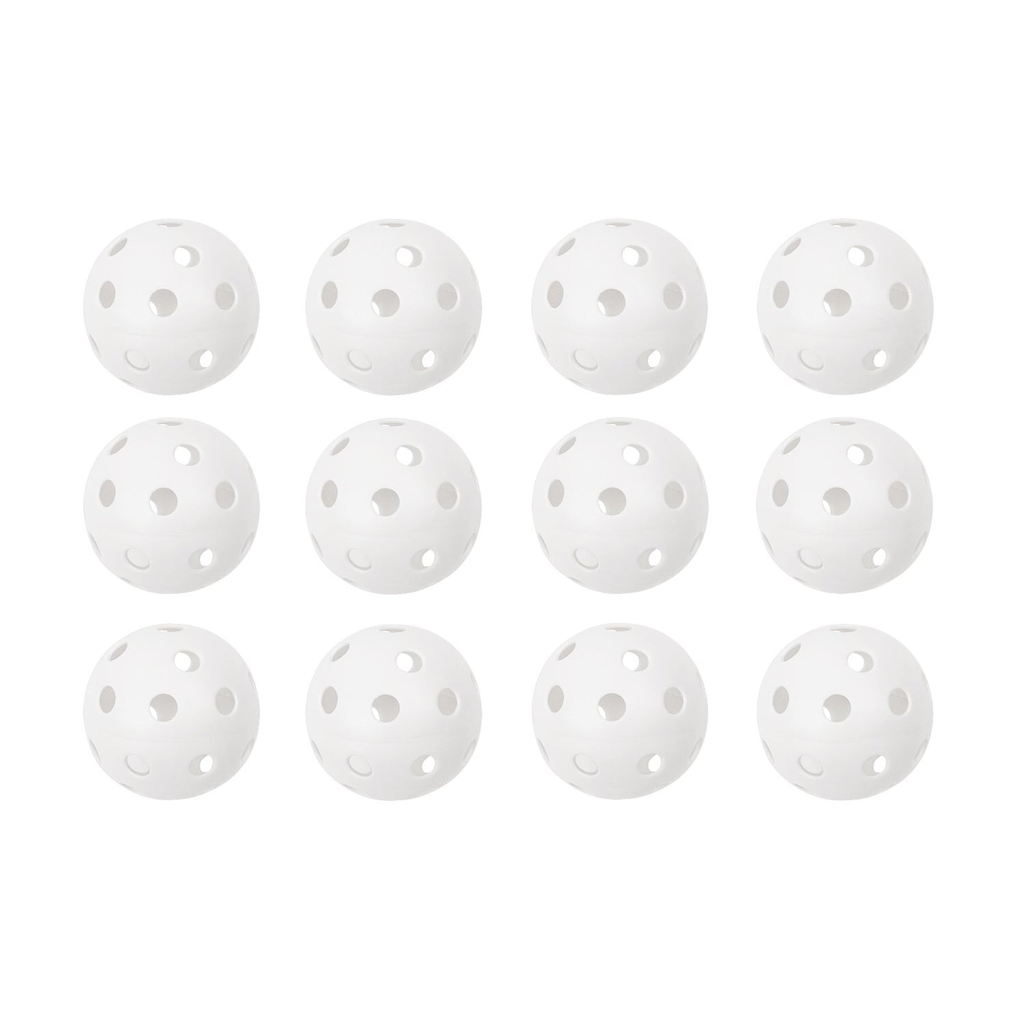 Champion Sports 9" Hollow Plastic Baseballs - Athletic Baseball Equipment - Practice Baseballs Plastic Hollow - Regulation Size Balls - Fun for All Ages - Lightweight/Durable - Pack of 12