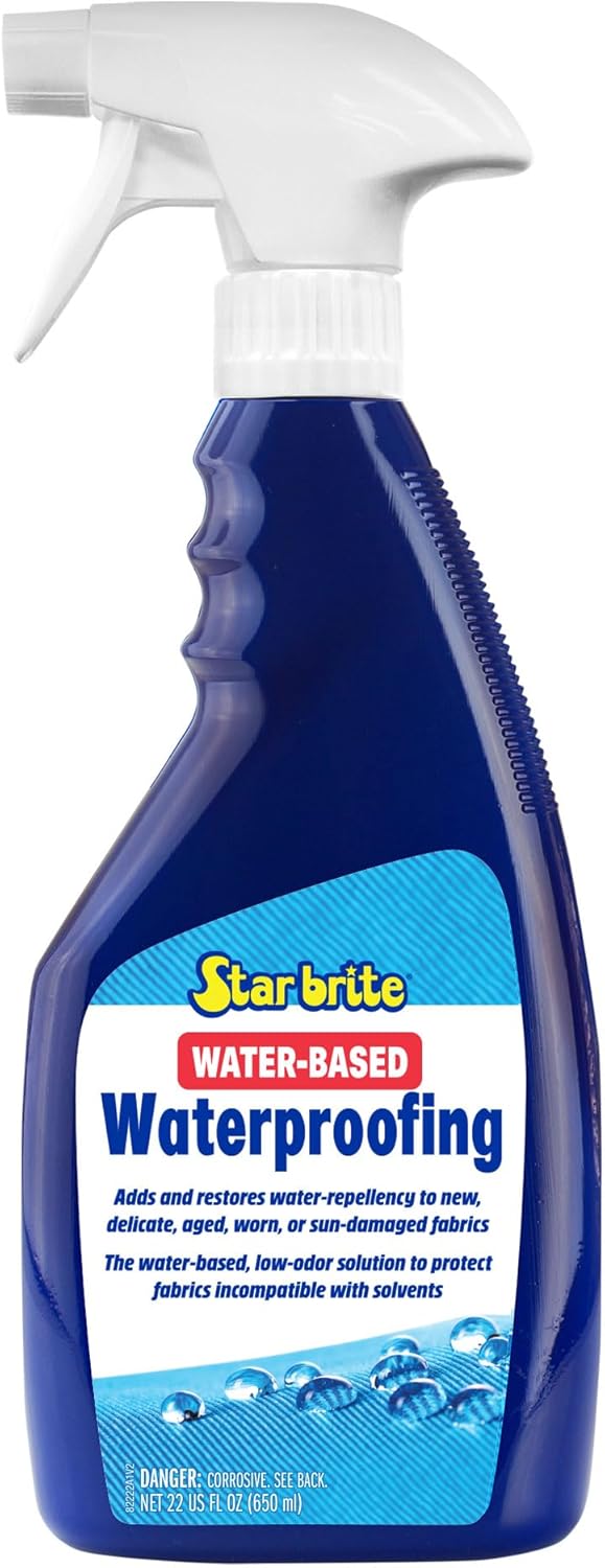 Star Brite Waterproofing Spray - Low-Odor Water-Based Formula for UV Protection & Fabric Restoration