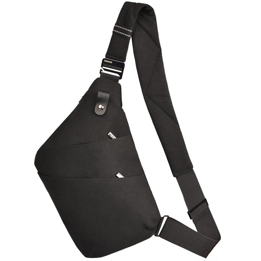 OSOCE Crossbody Bag for Men, Slim Sling Bag, Quick-Release Buckle, 1.0S