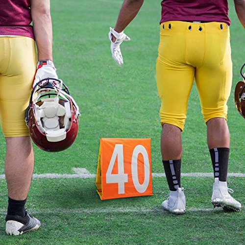 Reversible Football Yard Markers Set - 11 Jumbo Numbers