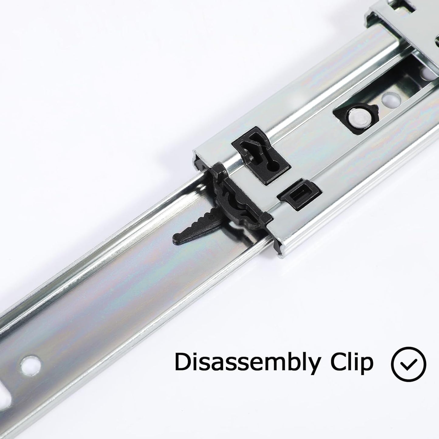 VAPSINT 10 Pairs 20 Inch Soft Close Drawer Slides Ball Bearing Full Extension Side Mount Drawer Rails, Kitchen Cabinet Rail 100lb Capacity