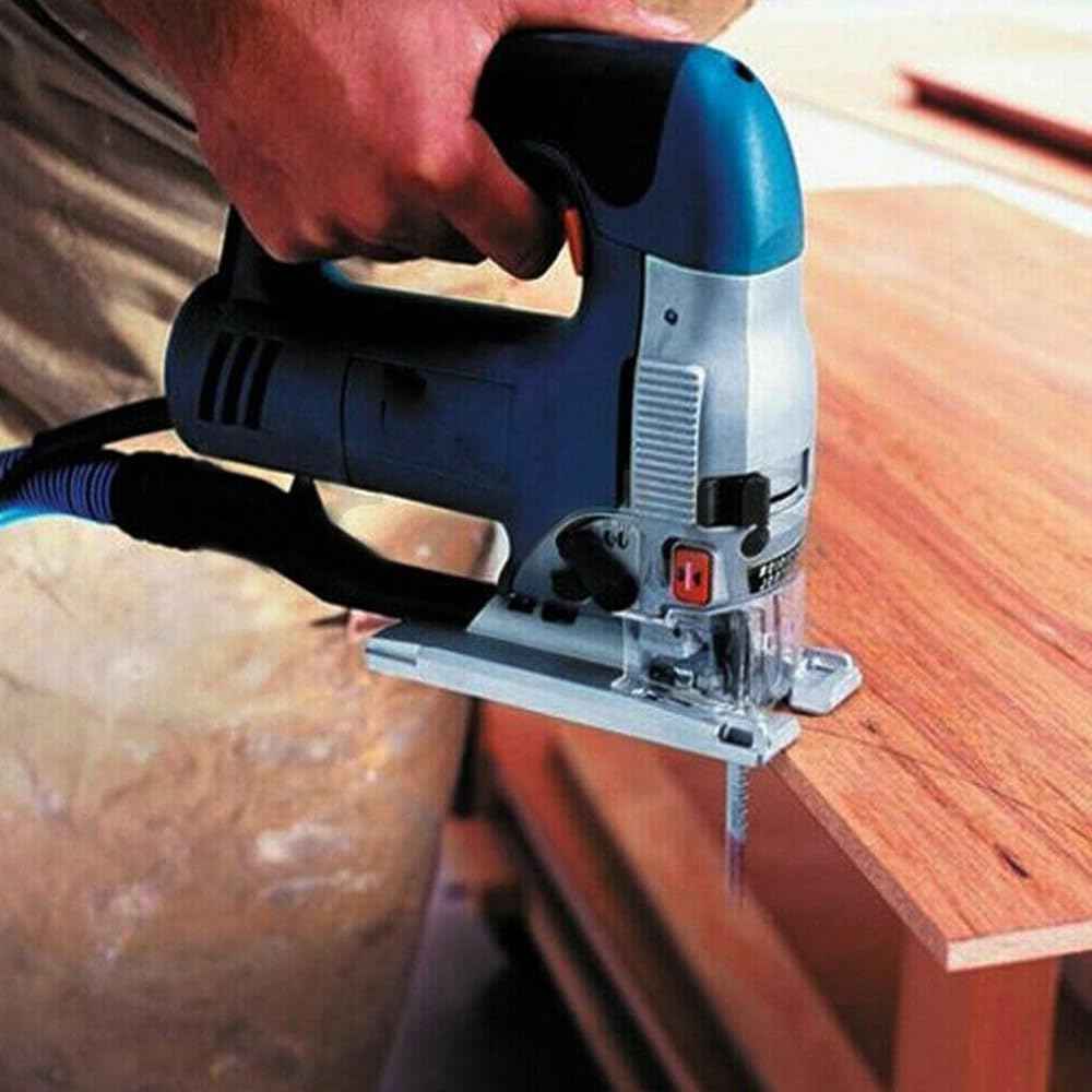 60Pack T101B T-Shank Jigsaw Blades - 4 Inch 10 TPI Contractor Jig Saw Blades Set Made with High Speed Carbon Steel Precise Clean Straight Cutting Wood Boards Plastic PVC(60Pcs-T101B for Wood&Plastic)