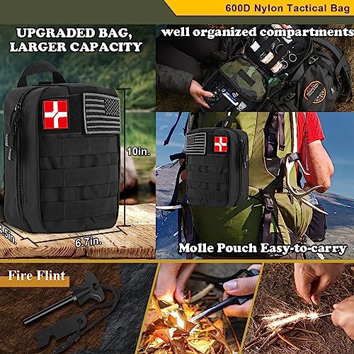 Abpir 318-Piece Emergency Survival Kit with First Aid & Camping Gear
