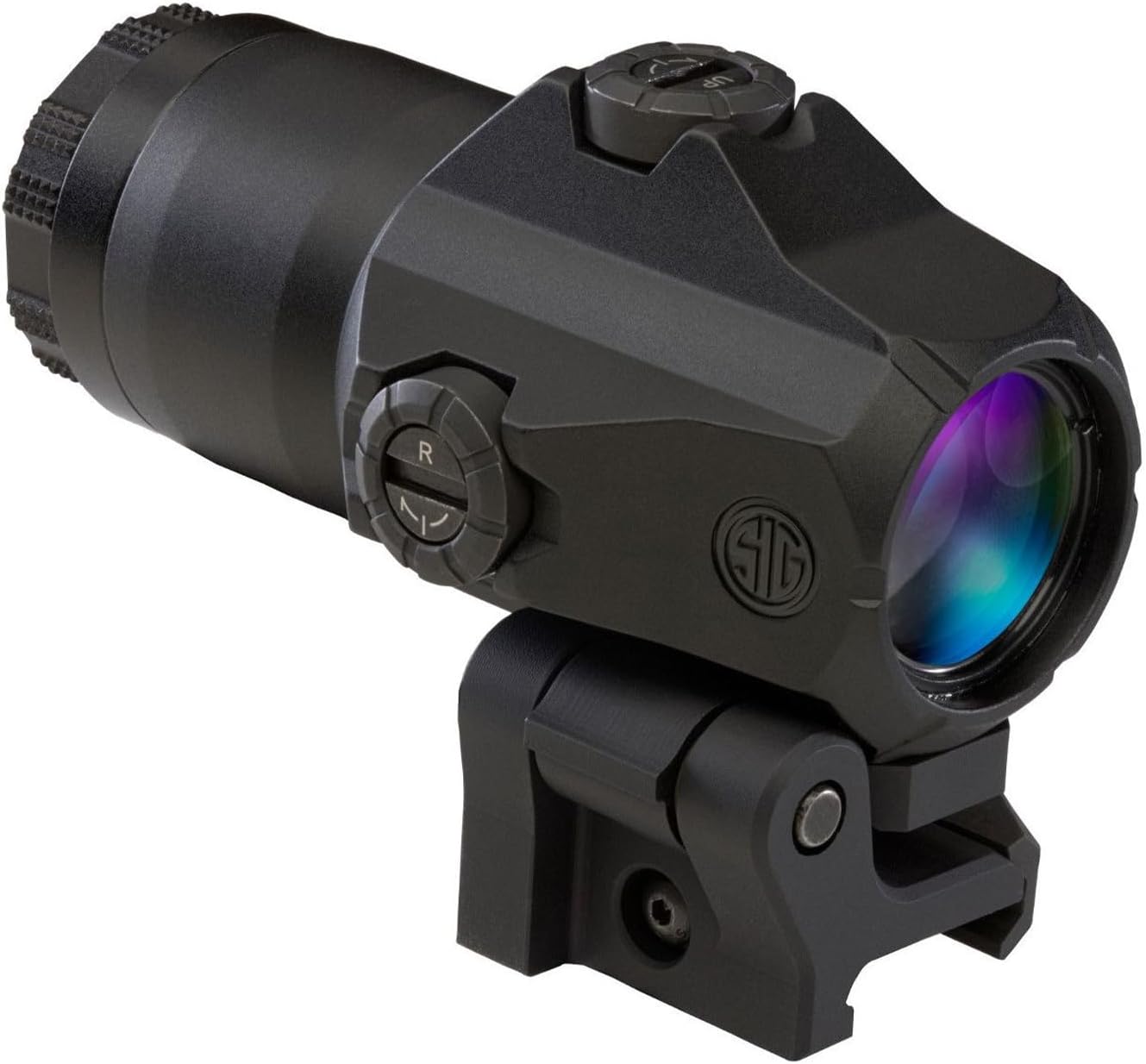 SIG SAUER JULIET4 4X Magnifier - Durable, Waterproof & Adjustable Quick Release for M1913 Picatinny