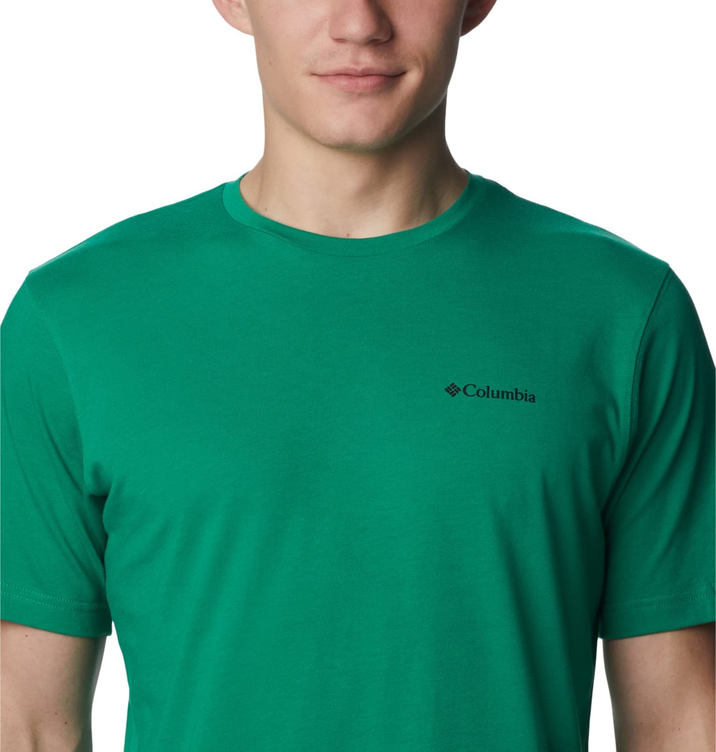 Columbia Men's Thistletown Hills Short Sleeve, Bamboo Forest, 6X Big